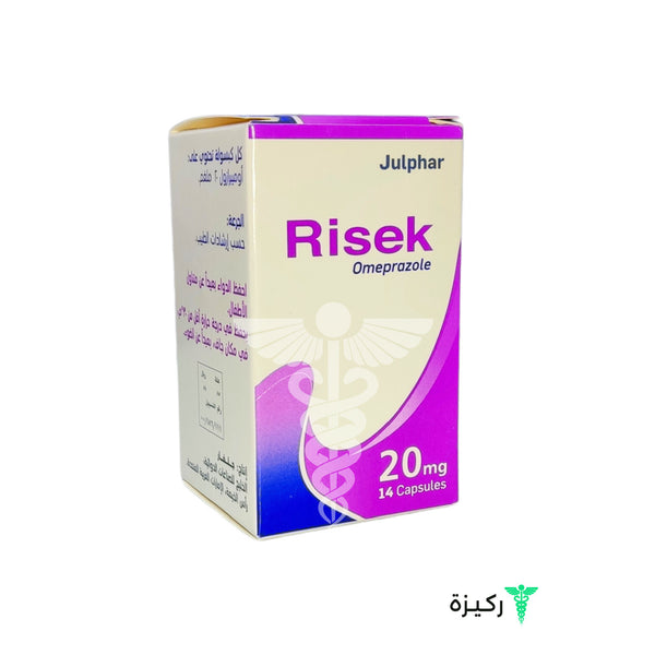 Risek 20Mg - 14 Capsules