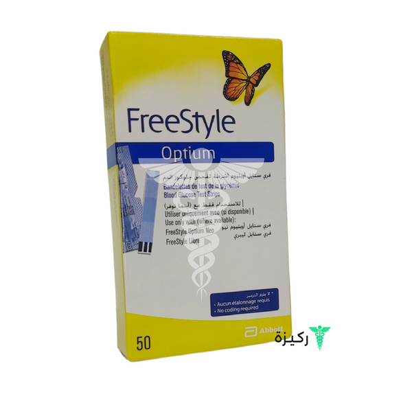 Free Style Optium Blood Glucose Test Strips