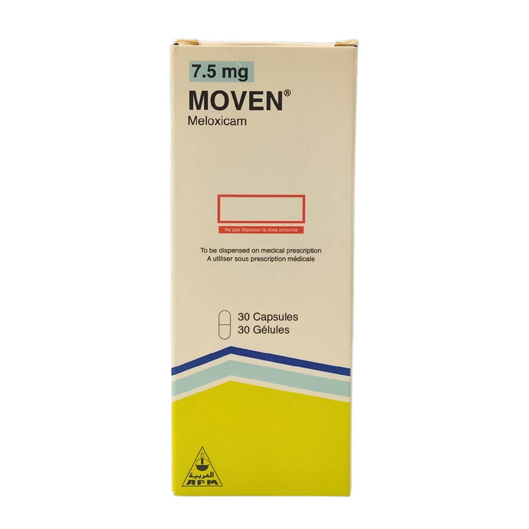 Moven 7.5MG capsule anti-inflammatory 30 Caps