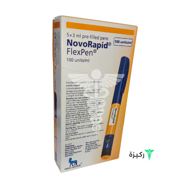 Novorapid Flexipen 100Iu/Ml 5Pens/3Ml