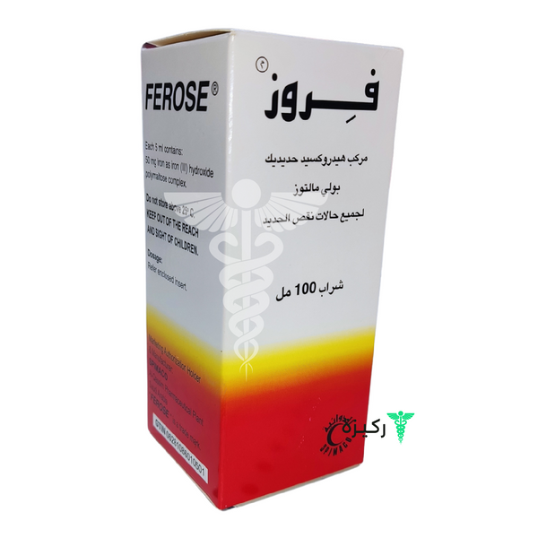 Ferose 50 Mg/5 Ml Syrup 100 Ml