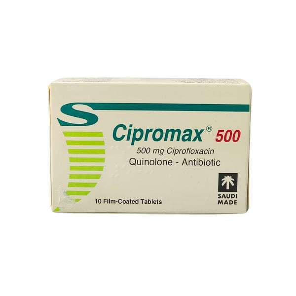 Cipromax 500Mg  10 Tablets