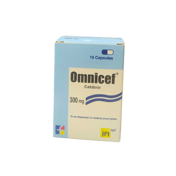 OMNICEF 300MG – 10 Capsules for Bacterial Infections