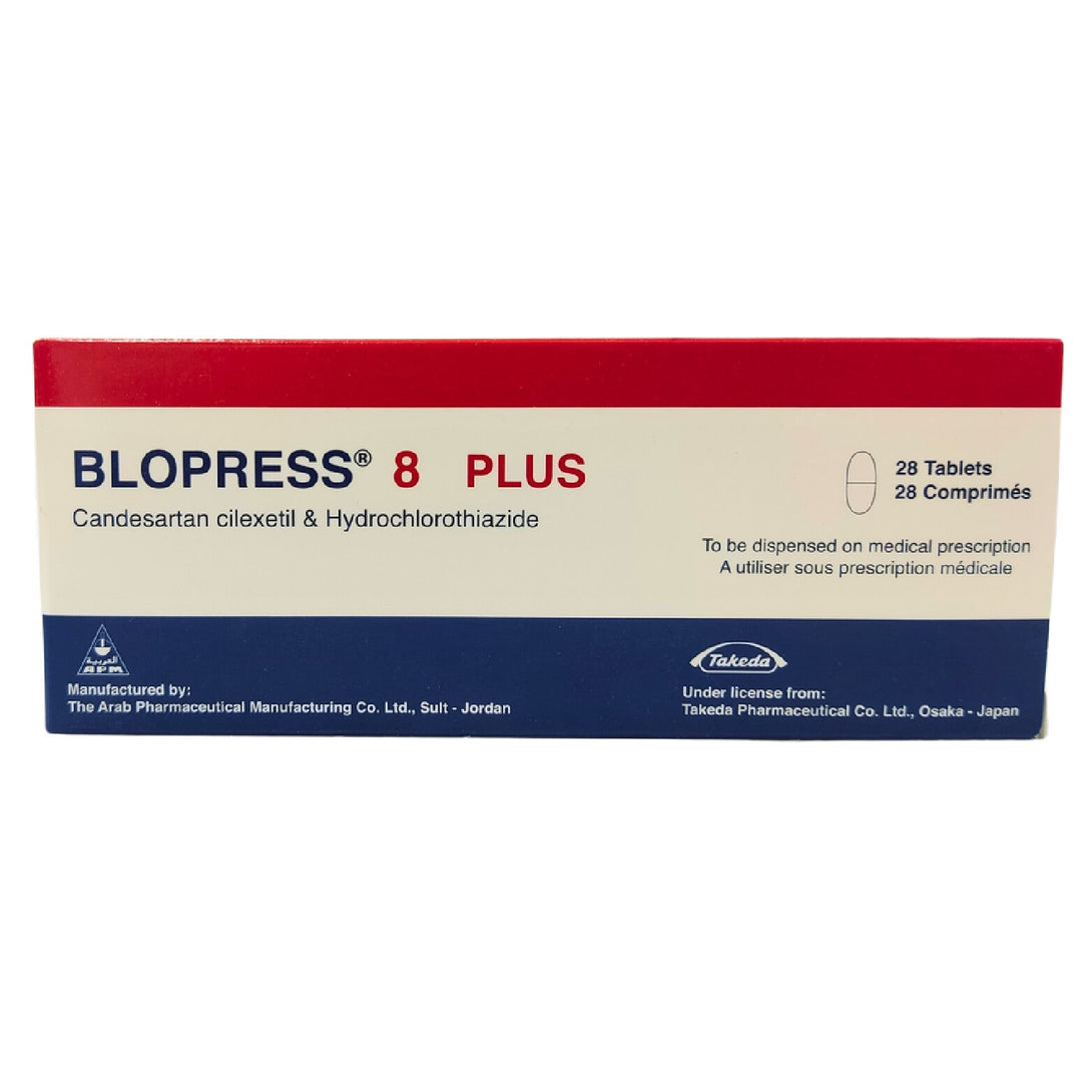 Blopress Plus Tablets 8MG/12.5MG 28 Tablets
