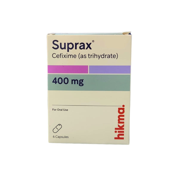 Suprax 400Mg  6 Capsules