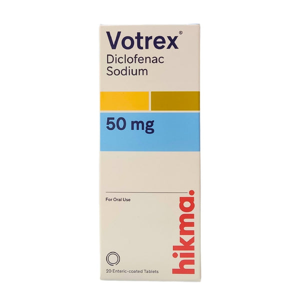 Votrex 50MG tablet for pain 20 Tabs