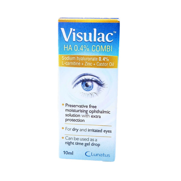 Visulac HA 0.4% Eye Drops – Long-Lasting Moisture Relief 10ml