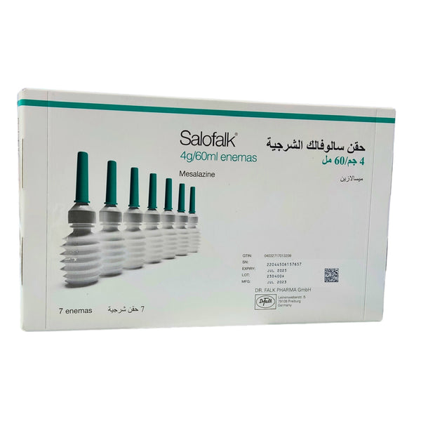 Salofalk Enemas 4Mg / 60Ml - 7 Pcs