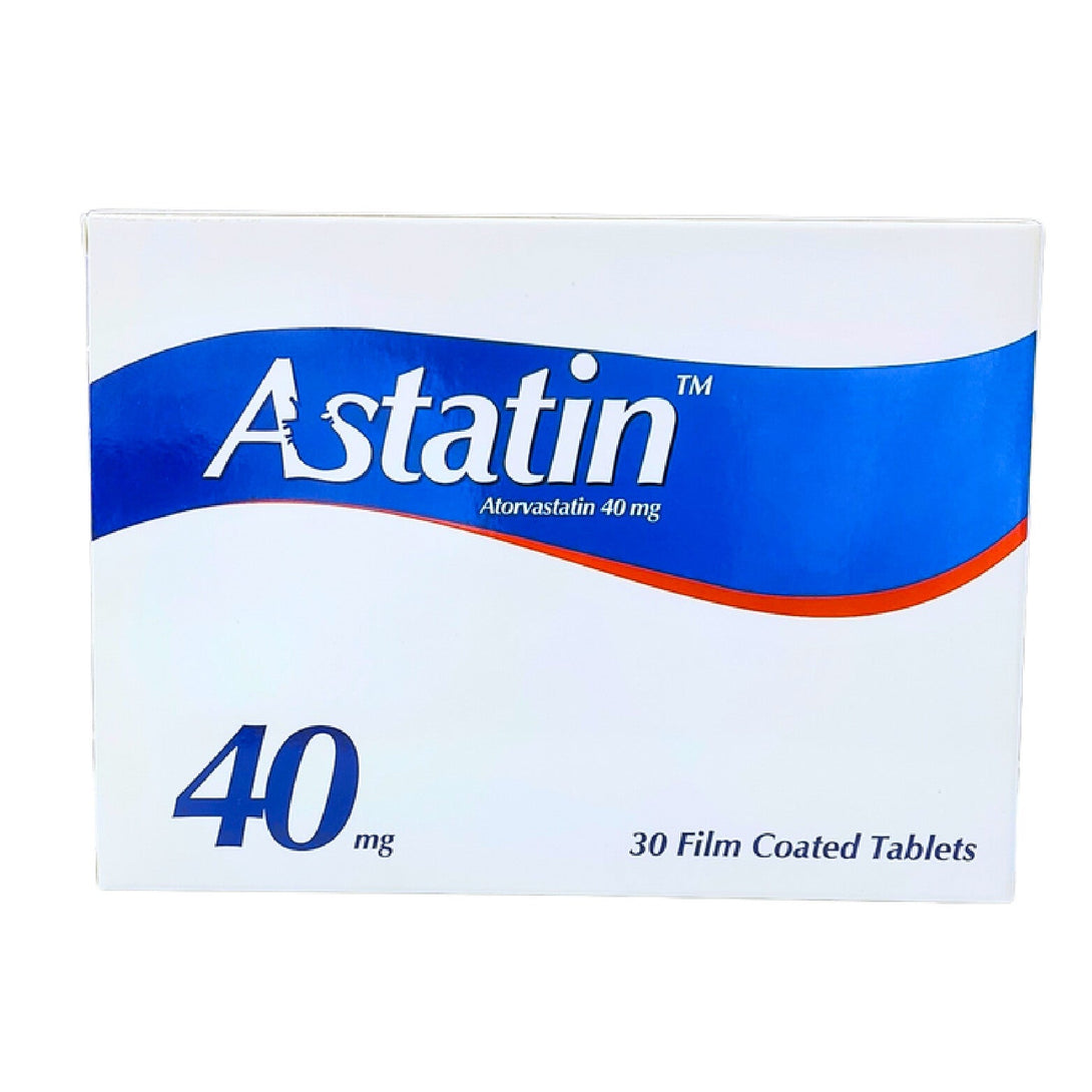 Astatin 40mg – Cholesterol Lowering – 30 Tablets