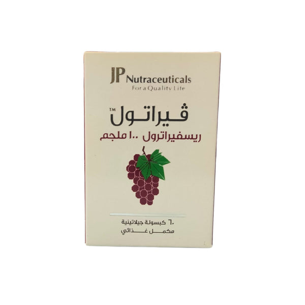 JP VERATOL RESVERATROL 100MG 60 Tabs