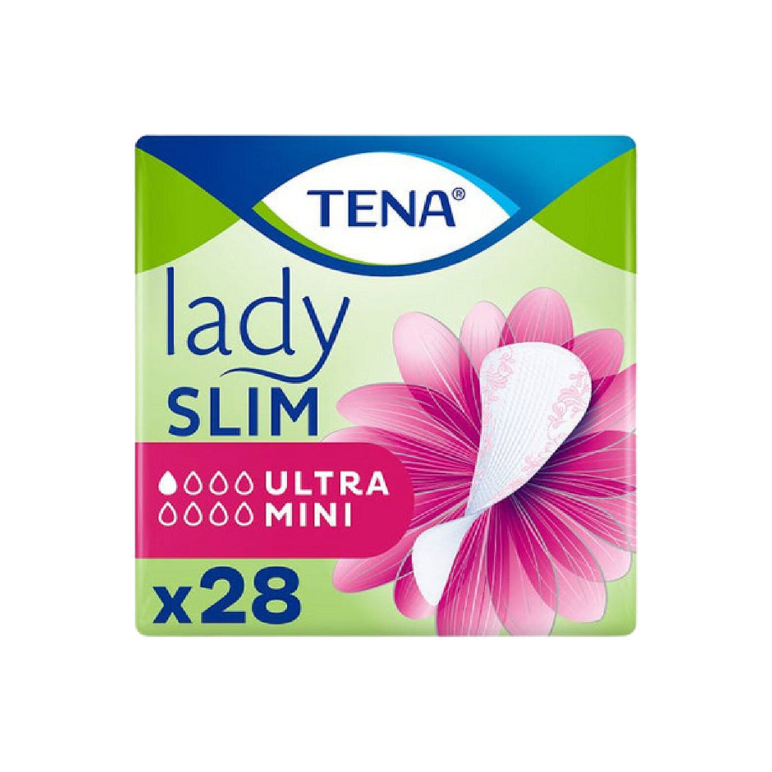 Tena Ultra Mini Slim Liners – 28 Liners for Ladies