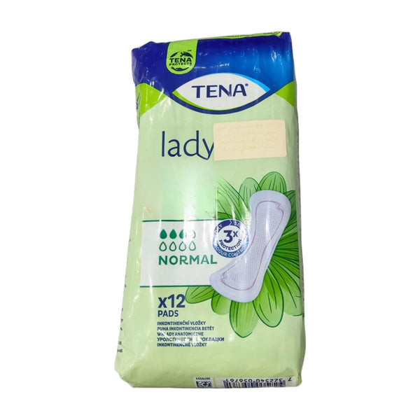 Tena Lady Normal 12pcs – Light Absorbency for Everyday Comfort