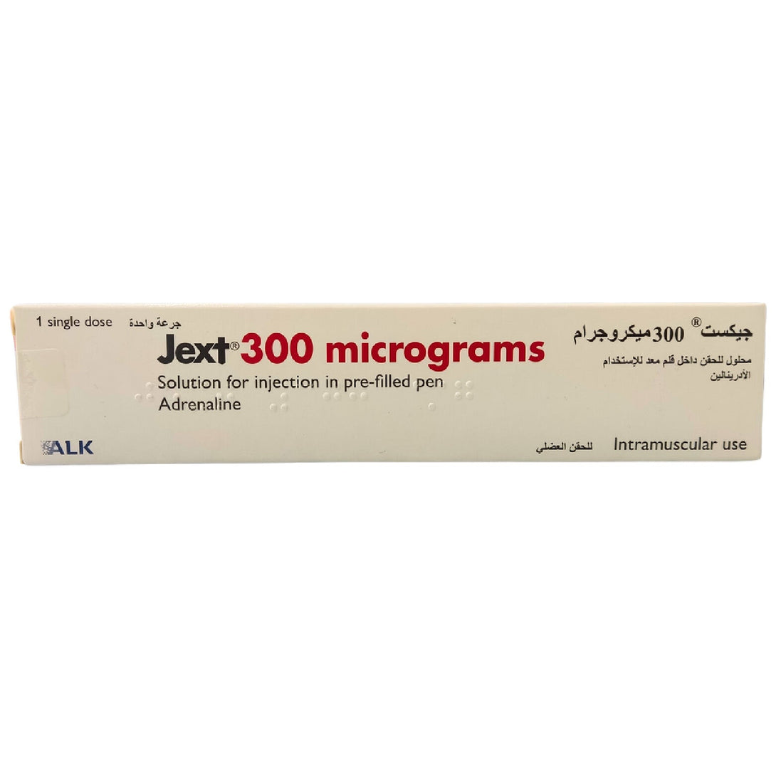 Jext Adrenaline 300mcg 1 Prefilled Pen – Quick Relief in Critical Situations