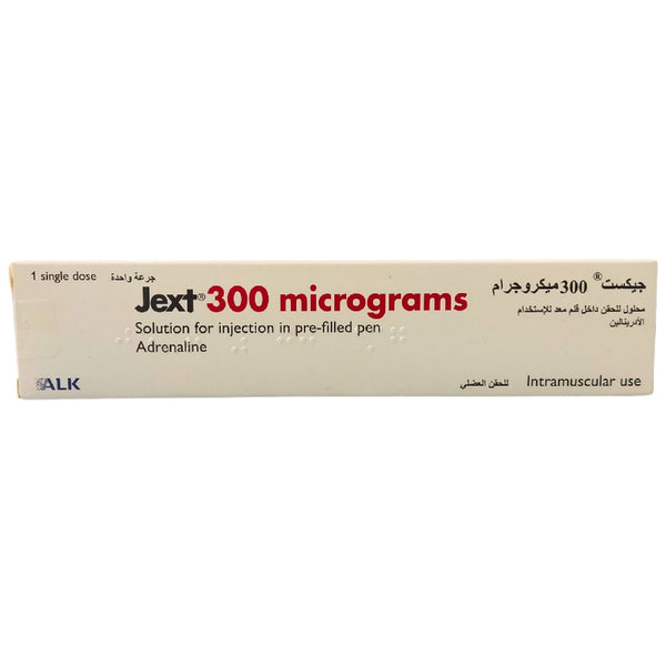 Jext Adrenaline 300mcg 1 Prefilled Pen – Quick Relief in Critical Situations