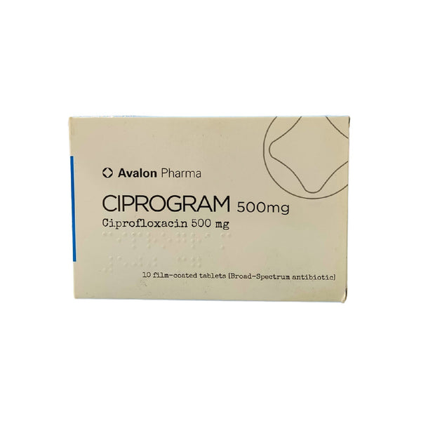 Ciprogram 500mg Tablets 10 Pack