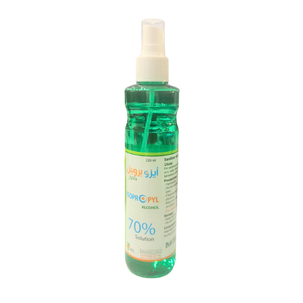 DAWARA Isopropyl Alcohol Spray – 70% – 220ML for Cleaning