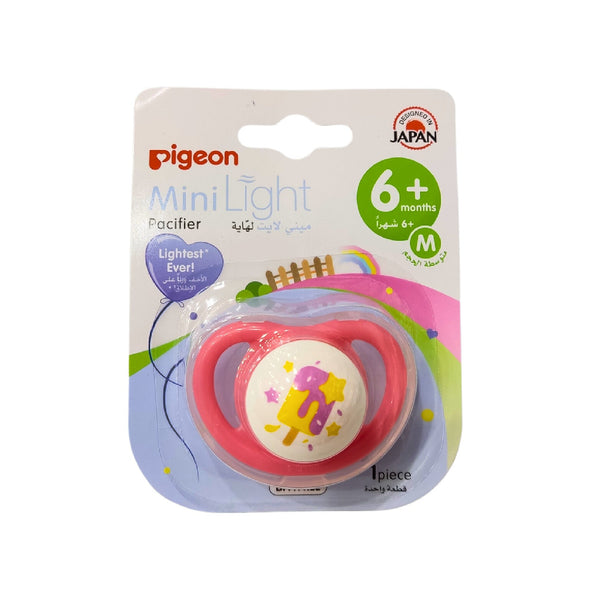 PIGEON Medium Mini Light Pacifier +6m