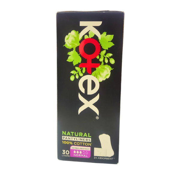 Kotex Natural Pantyliners Normal 30pcs Pack