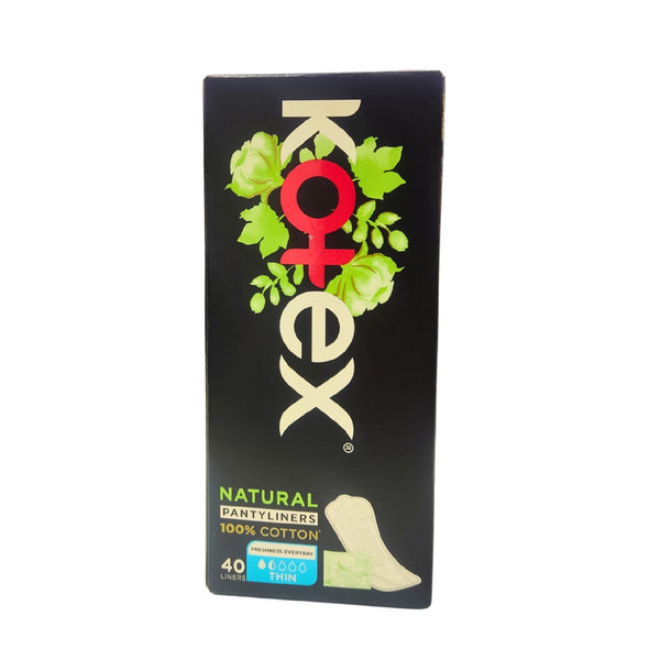 Kotex Natural Pantyliners Thin 40pcs