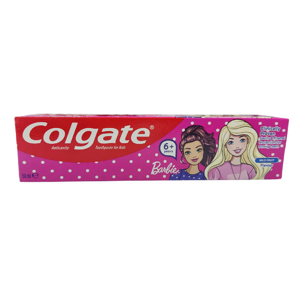 colgate barbie tooth paste for +6 50 ml