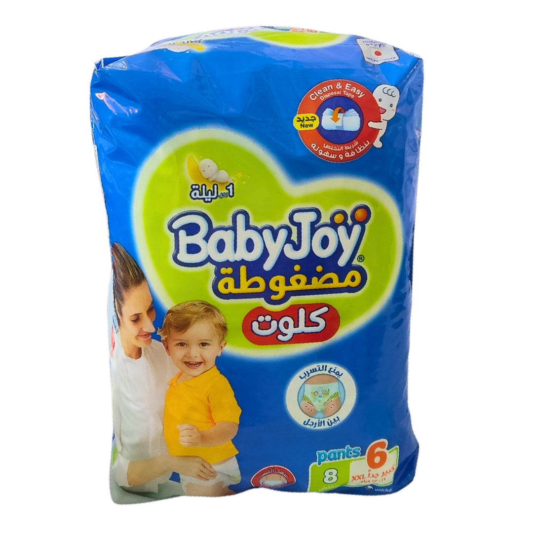 BABY JOY Culotte Size 6 Economy Pack 8 pcs