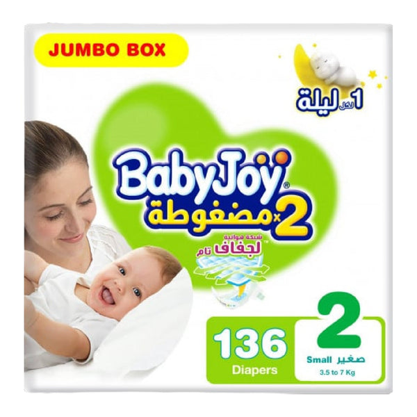 Baby Joy Diapers Box – 2/136PCS