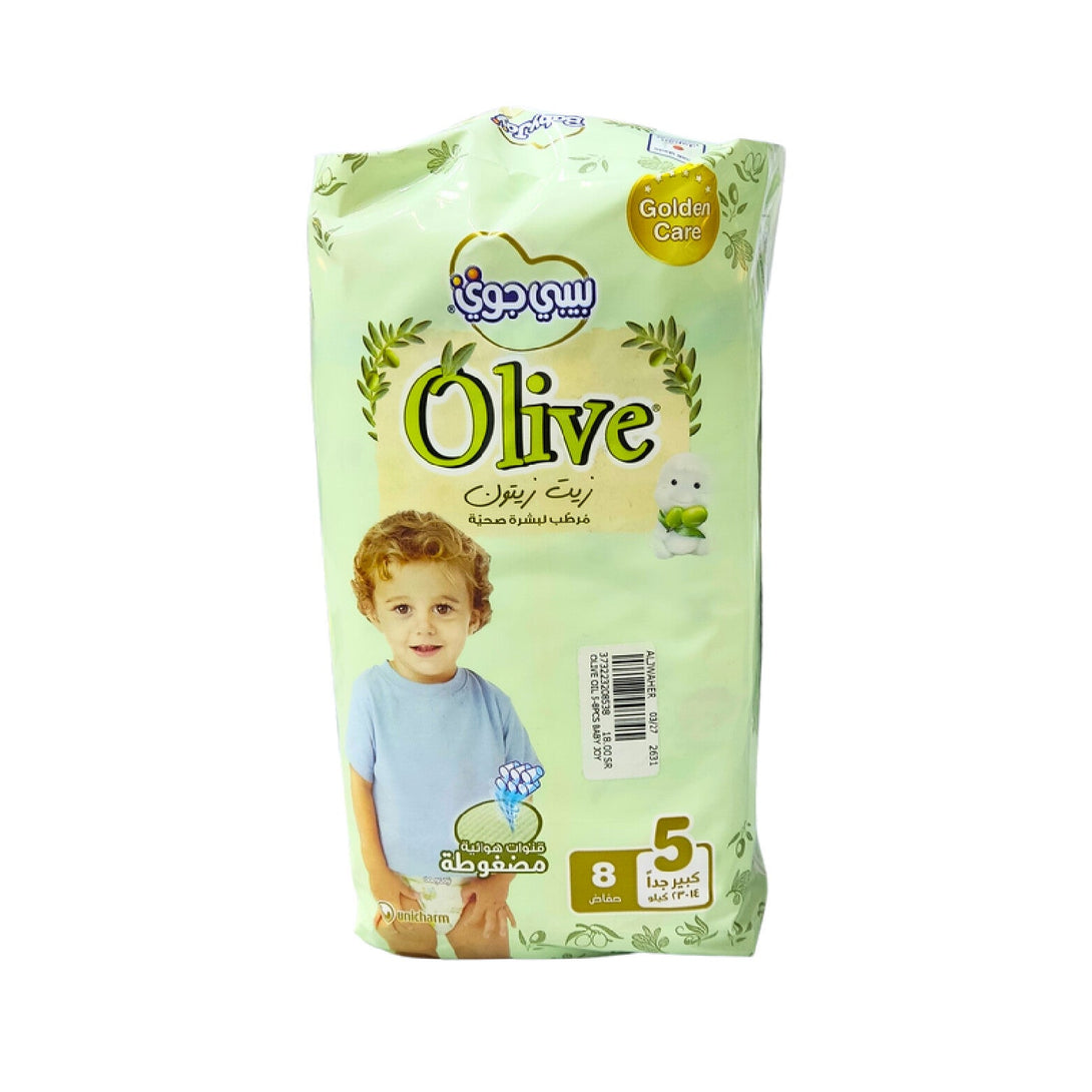 Baby-Joy-Olive-Oil-Saving-Tape-Diaper-Size-5-Pack-8-Pcs