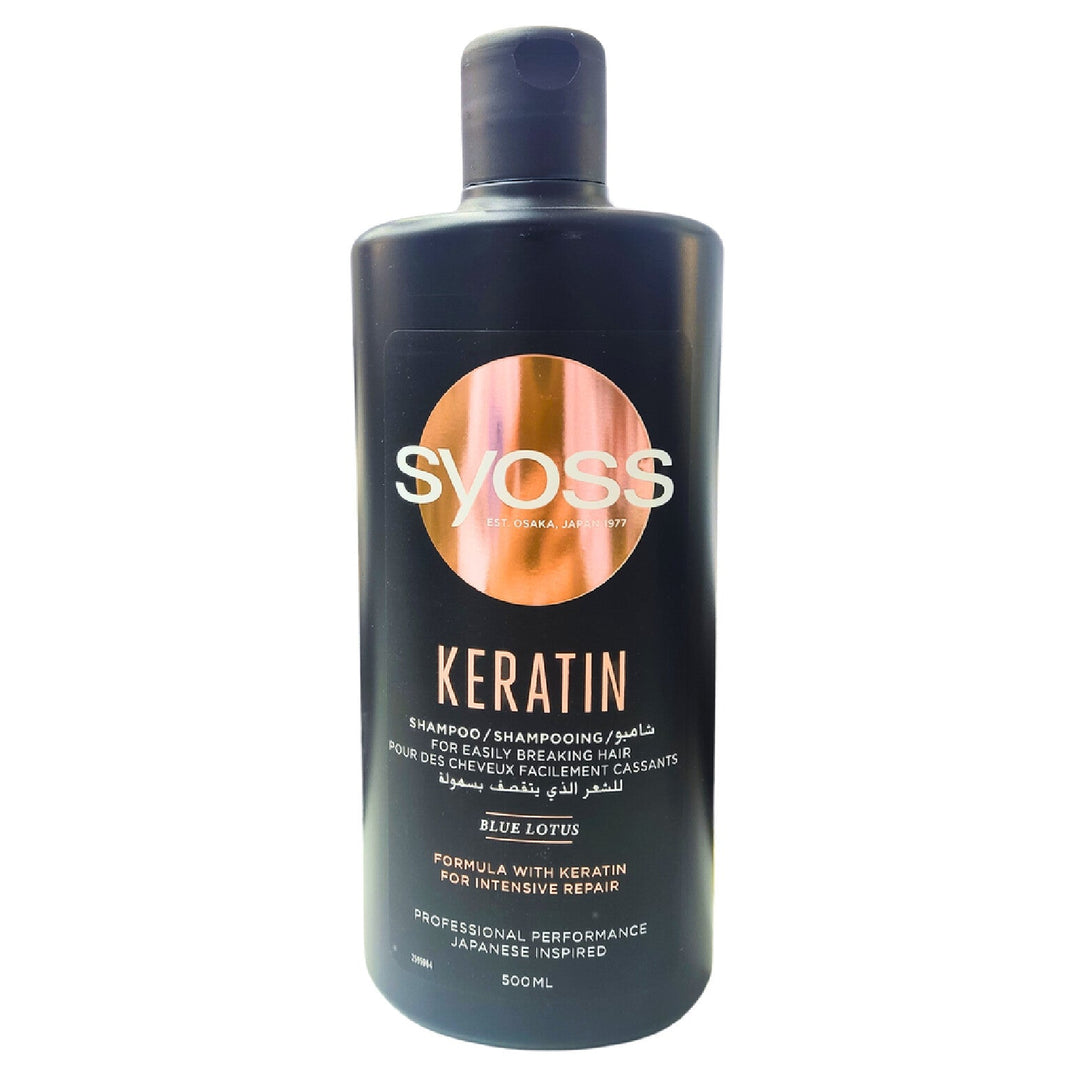 Syoss Keratin Primer Shampoo 500ml – Strengthens and Prepares Hair for Treatment