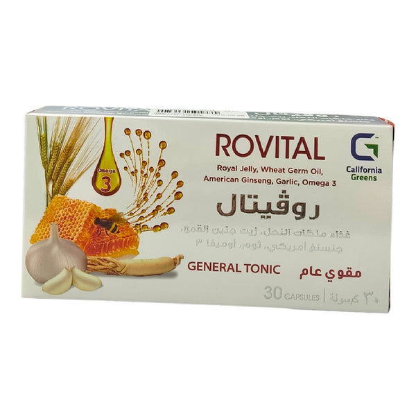 Rovital – Natural Energy, Immunity Booster 30 Capsules