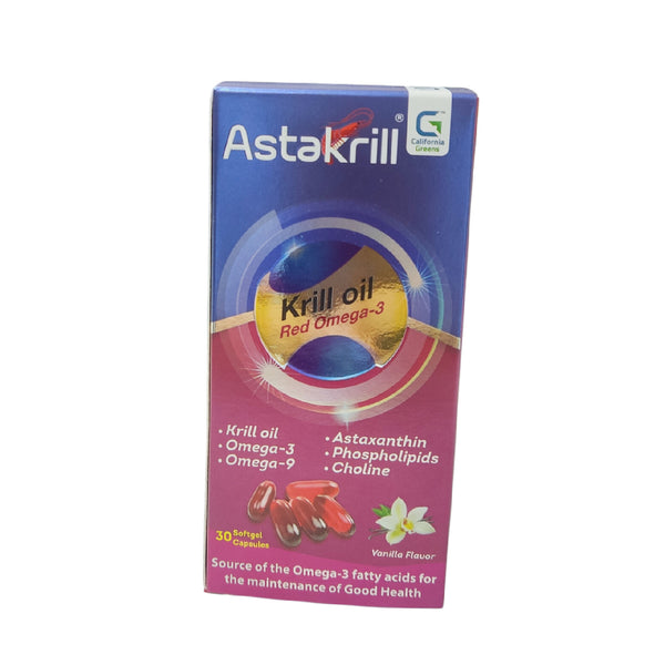 Astakrill omega 3 30 capsules