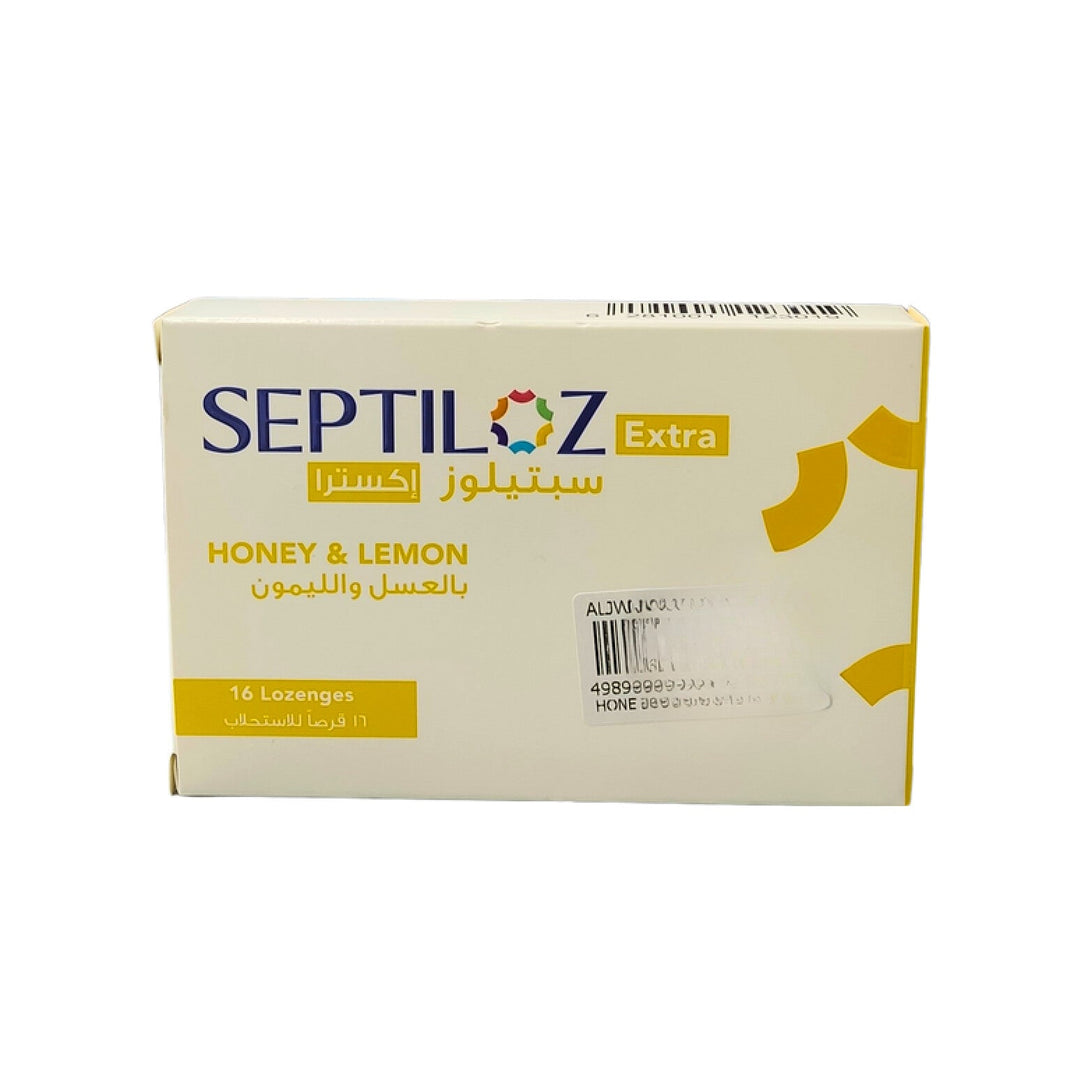 Septiloz Extra Honey and Lemon Lozenges  16 Lozenges
