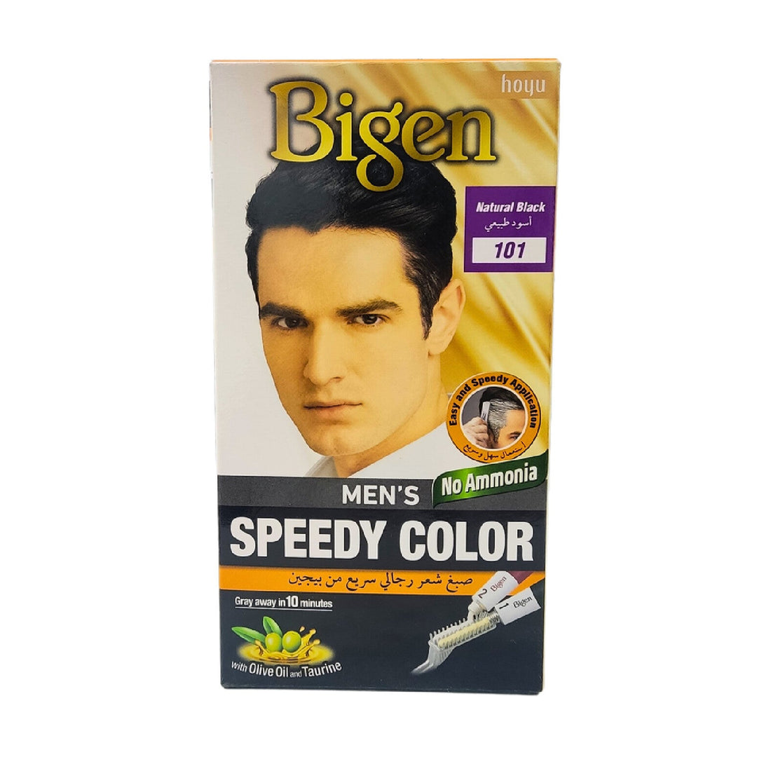 BIGEN NATUR BLACK SPEEDY COLOR MAEN 101 - Gentle on Hair, Strong on Color