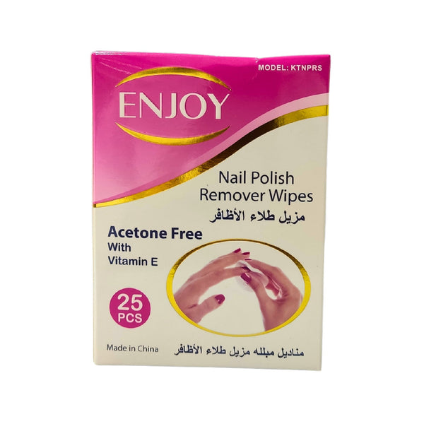 Enjoy 25 Wipes Nail Polish Remover Wipes