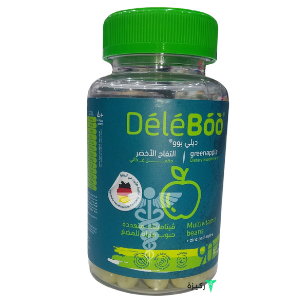 Green Apple Chewable Tab +4 Years 90 Pcs Deleboo