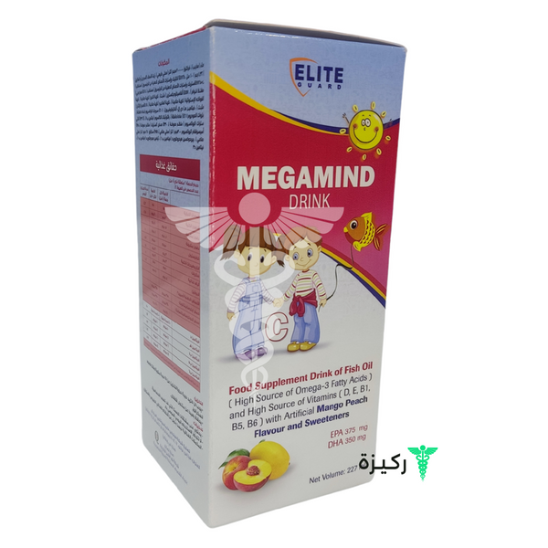 Megamind Drink Omega 3+Multivitamin 227Ml