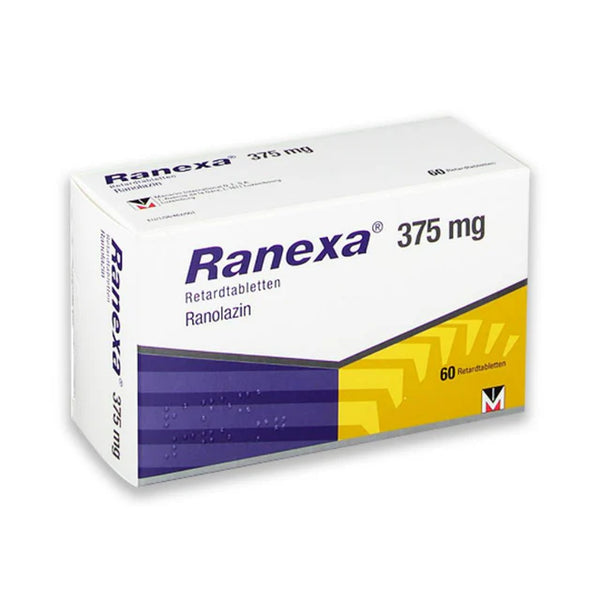 Ranexa  Ranolazin 375 Mg 60 Tabs.