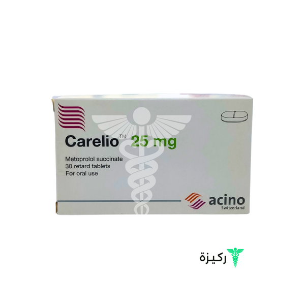 Carelio Retard 25 Mg 30 Tablets