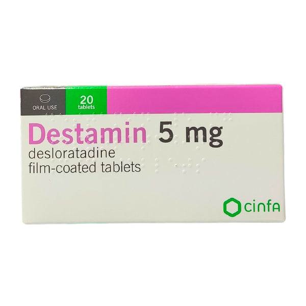 Destamin 5MG tablet allergy 20 Tabs