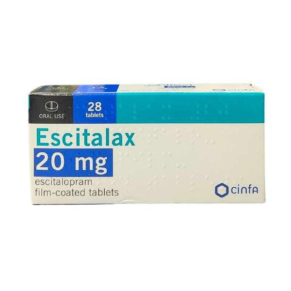 Escitalax 20MG tablet for mood 28 Tabs