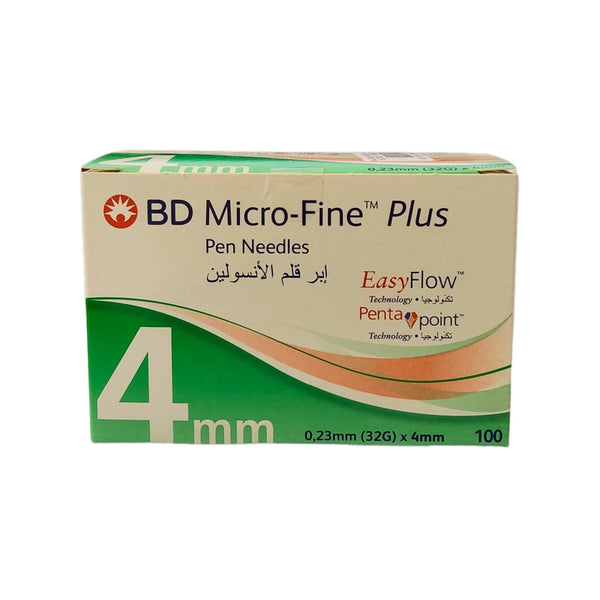 BD 4MM EasyFlow Micro-Fine 100 Pen Needles – Ultra-Comfort Injection
