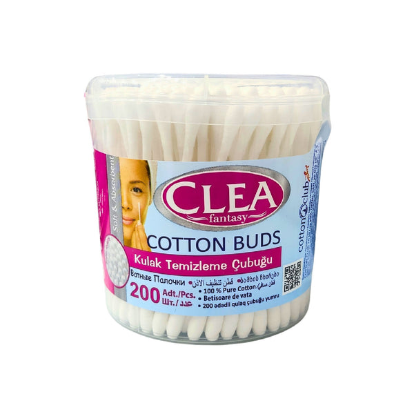 Clea Cotton Buds – 200 Soft & Safe Cotton Tips