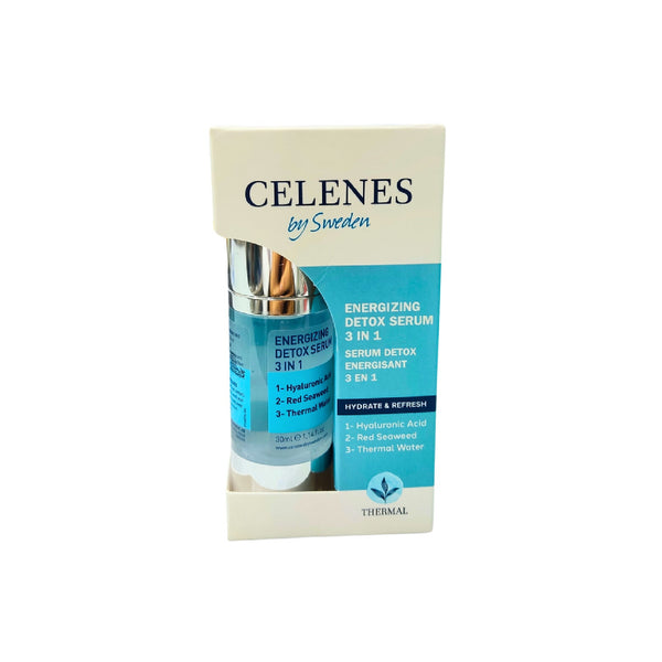 Celenes Detox & Energize Serum – 3X1 for Fresh & Clear Skin