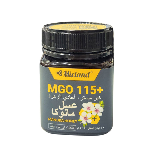 Mieland 115+ MGO Manuka Honey 250g – Natural Antioxidant Gold