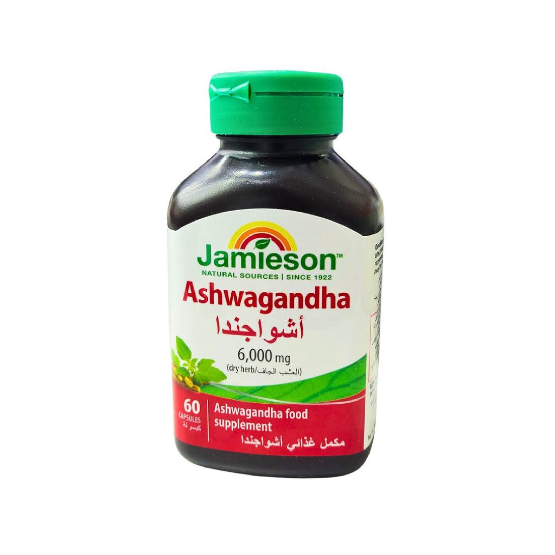 Jamieson-Ashwagandha-6000-Mg,-Stress-And-Memory-Support,-60-Caps