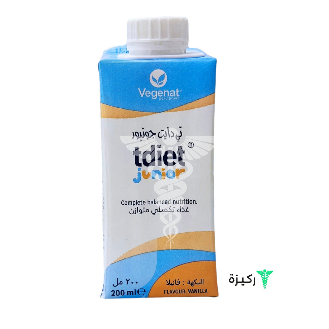 Tdiet-Junior-Vanilla-Flavor-200-Ml-24-pcs