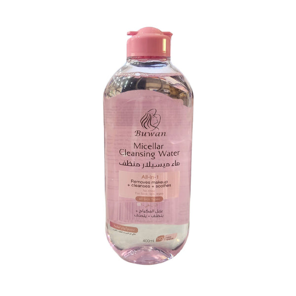 PINK 400ML Micellar Water BUWAN – Perfect for Sensitive Skin