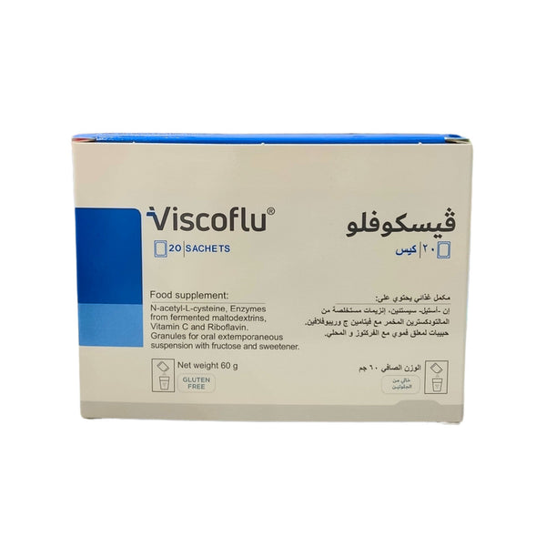 Viscoflu  Mucolytic Sachets  20 Pcs
