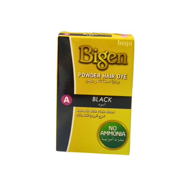 BIGEN POWDER BLACK A - Deep Black Shade with Natural Shine