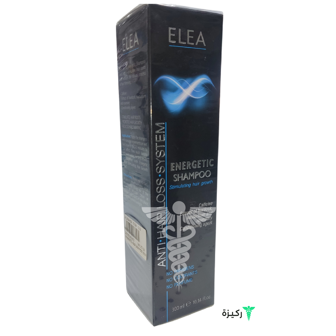A box of Elea Energetic Shampoo Anti-Hair Loss-System with a capacity of 300ml.
