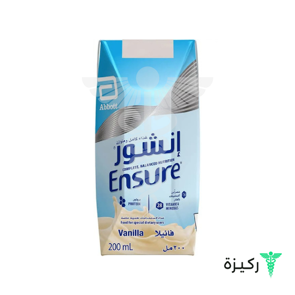 Ensure  Vanilla Flavor Liquid Milk, 18 X 200 Ml